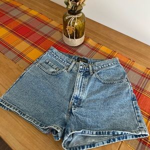 Pepe Jeans high waisted acid wash shorts 3”inseam